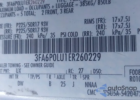 2014 Ford Fusion Hybrid Se z USA, uszkodzony, nr VIN 3FA6P0LU1ER260229